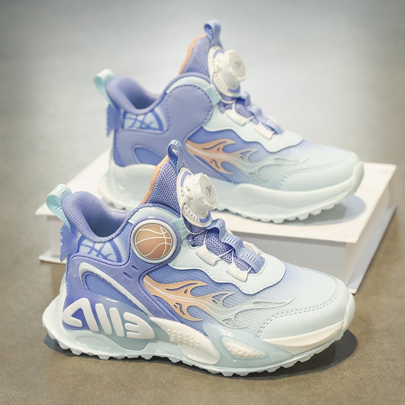 Mesh Sneakers Lightweight Flexible Sole Walking Shoes For Kids Indoor And Outdoor Activities - Image 1