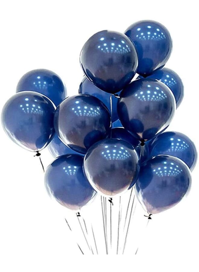 Party Time 100Pcs Navy Blue Balloons For Celebration Festival Party Wedding Baby Shower Decorations 10 Inches - Image 1