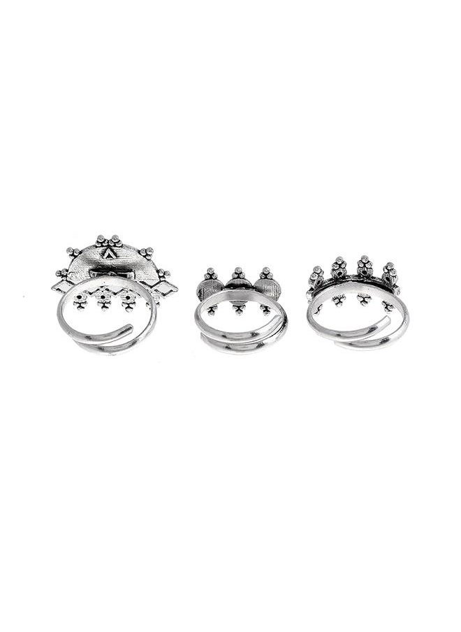VOYLLA Bagh E Fiza Set of 3 Rings  - Image 4