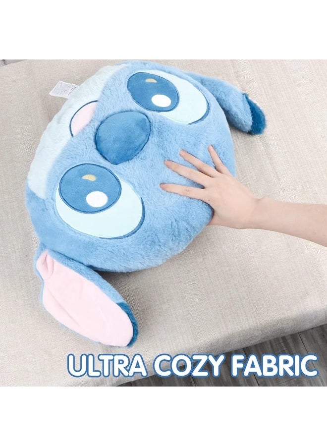 MINISO Stitch Plush Toy 15 Inch | Cute 3D Cartoon Lilo & Stitch Cushion with Filling | Soft Stuffed Toy Pillow for Kids & Adults – Perfect for Bed, Sofa, Car & Gift - Image 3
