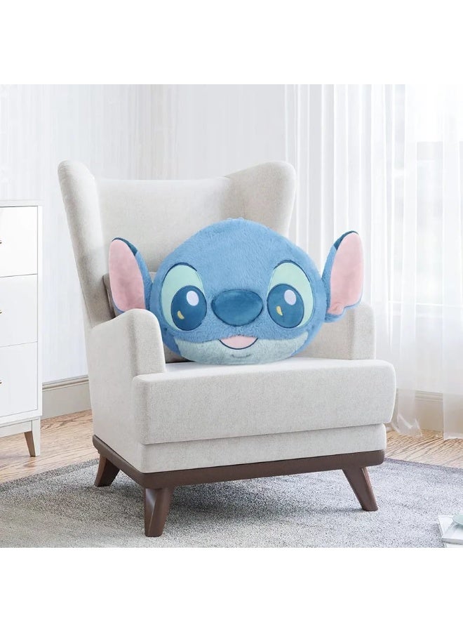 MINISO Stitch Plush Toy 15 Inch | Cute 3D Cartoon Lilo & Stitch Cushion with Filling | Soft Stuffed Toy Pillow for Kids & Adults – Perfect for Bed, Sofa, Car & Gift - Image 5