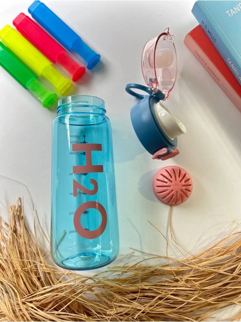 Tohana Polycarbonate Detox Bottle 660 ml Blue Color  - Image 3