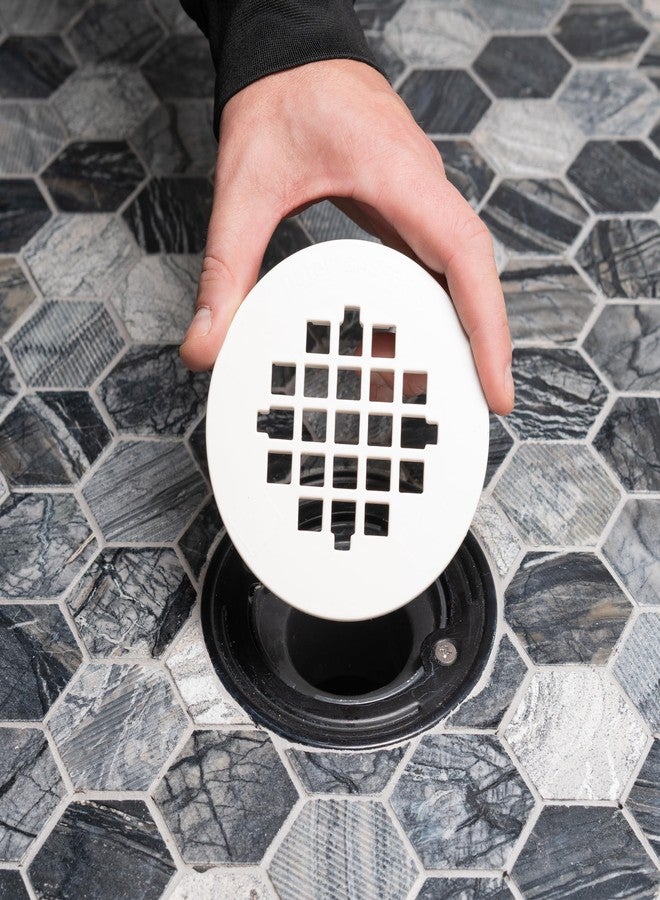 أوتي مصفاة سناب تايت بلاستيكية بيضاء من أوتي مقاس 4-1/4 بوصة - Image 3