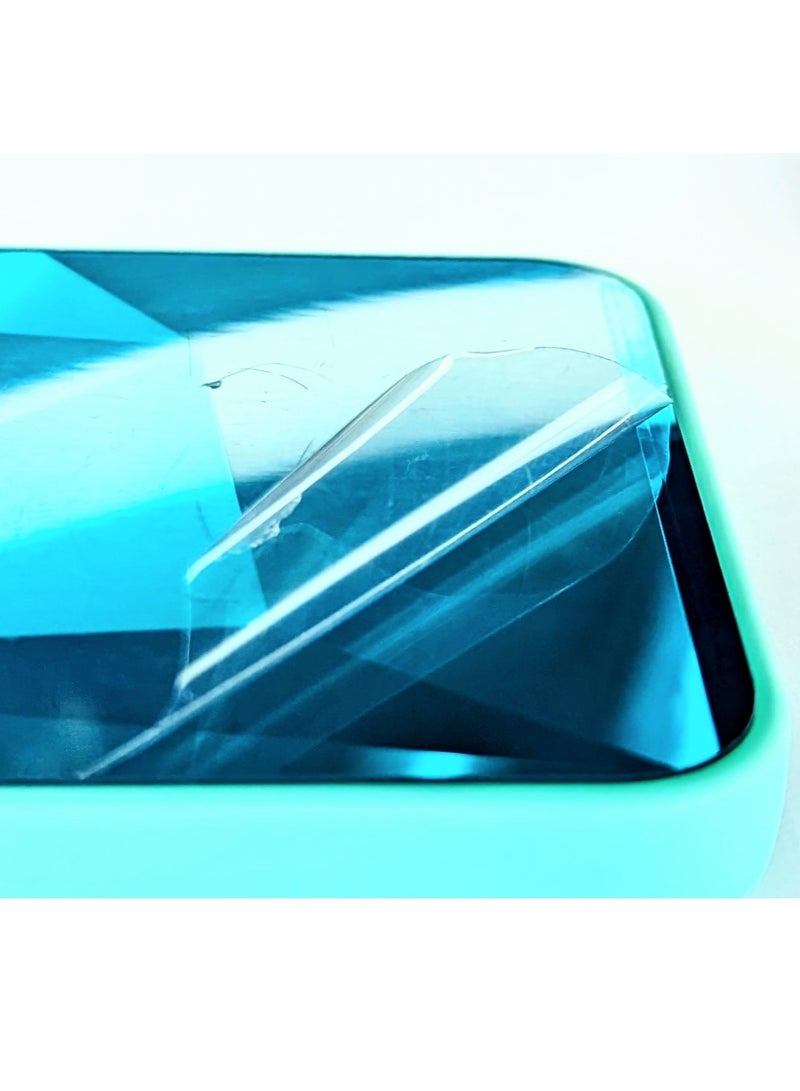 HEXABEX حافظة آيفون 12 برو، حافظة هاتف مرآة ماسية واقية لآيفون 12 برو باللون الأزرق الياقوتي - Image 3