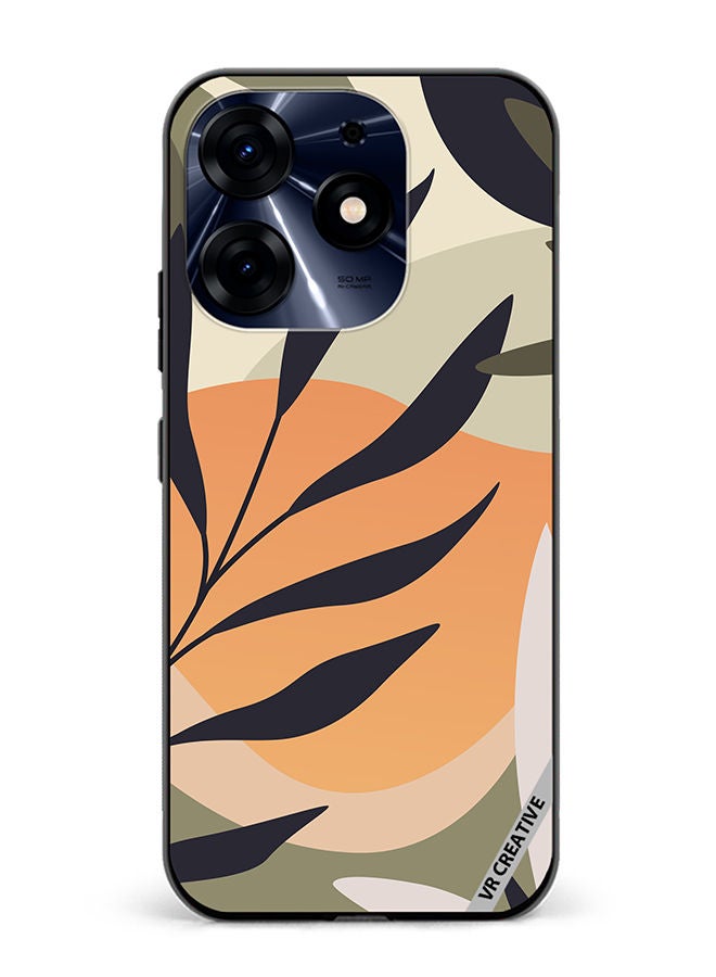 VR CREATIVE Protective Case Cover For Tecno Spark 10 Pro Leaf Tropical Design Multicolour - Image 1