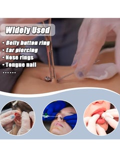 ZVEV 100-Piece Disposable Piercing Needle Set, Body Piercing Needles, 12G Disposable Sterile Stainless Steel Piercing Needles for Ear Nose Navel Belly Nipple Tongue Lip Piercing  - Image 3