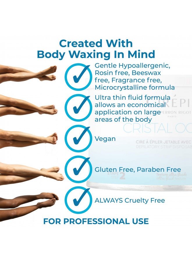 Cirepil - Cristal Ocean - 400g / 14.11 oz Wax Tin - Unscented - Ultra-Fluid Gel Texture - Perfect for Large Body Areas & Sensitive Skins - Rosin & Beeswax Free - Strips Needed - Image 5