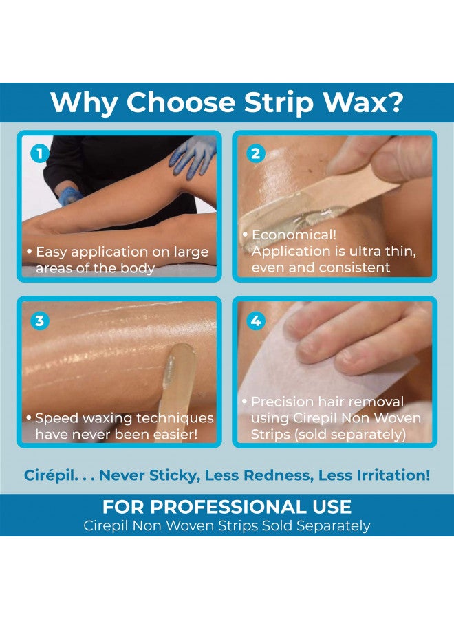 Cirepil - Cristal Ocean - 400g / 14.11 oz Wax Tin - Unscented - Ultra-Fluid Gel Texture - Perfect for Large Body Areas & Sensitive Skins - Rosin & Beeswax Free - Strips Needed - Image 3