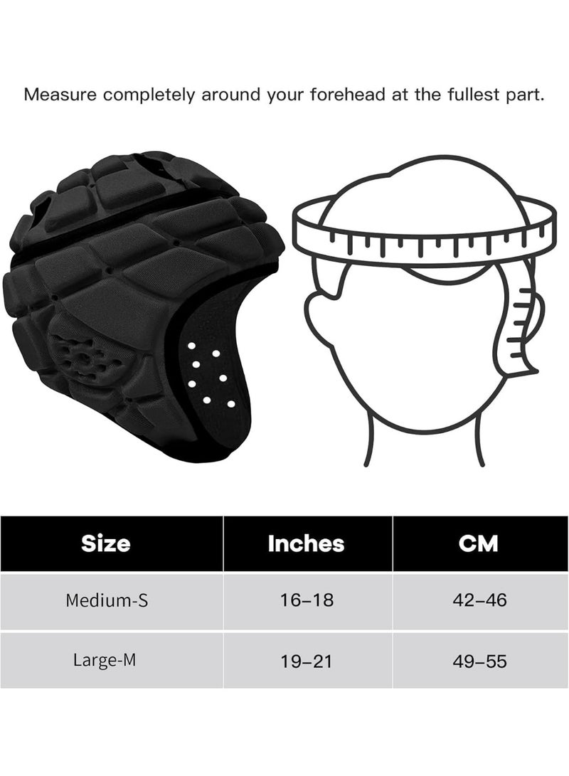 Arabest Rugby Headguards, Soft Football Helmet, Youth 7v7 Rugby Helmet Soft Padded Headgear Rugby Helmet Headguard Autism Special Needs Head Protection for Adults Kids - Image 5