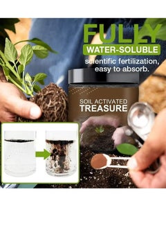 Y&D Soil Activated Treasure, Organic Conditioner, Premium Plant Flower Fertilizer, Activator for Raised Garden Beds, Potting Mix, Lawns and Gardens (200g*3pcs)  - Image 3