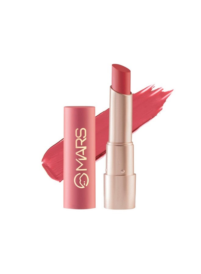 MARS Creamy Matte Long Lasting Lipstick for Women | Creamy Lipstick | Single Swipe Application | Smooth & Light Weight (3.2 gm) (24-Tangy Tango) - Image 1