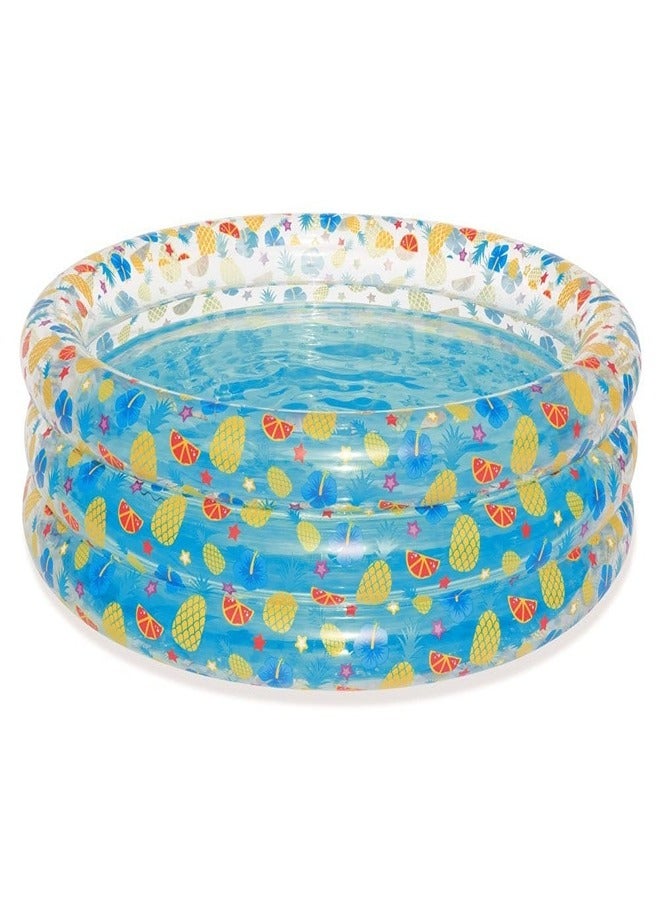 بست واي حوض سباحة شفاف قابل للنفخ بقطر 1.5 م × ارتفاع 53 سم - 51045 - Image 1