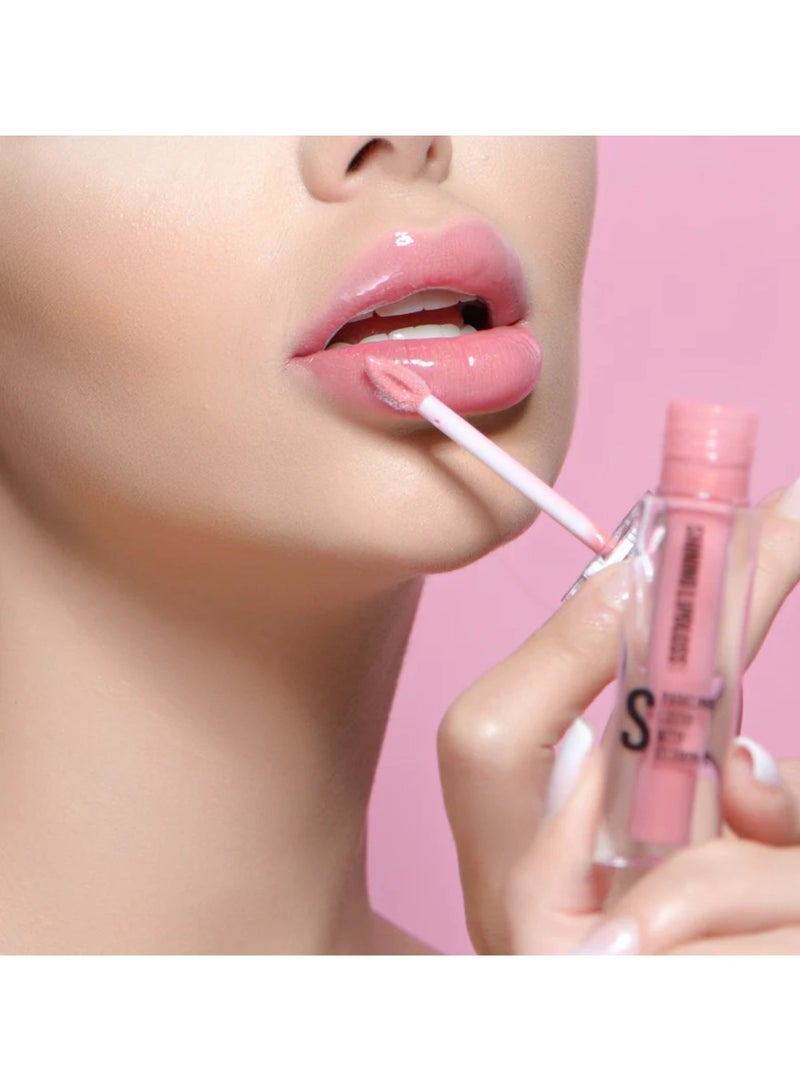 IDA Beauty LuxeLustre Shiny Lip Gloss | Hydrating, Non-Sticky, Long-Lasting Gloss | Vegan, Halal, Cruelty-Free (S05) - Image 4