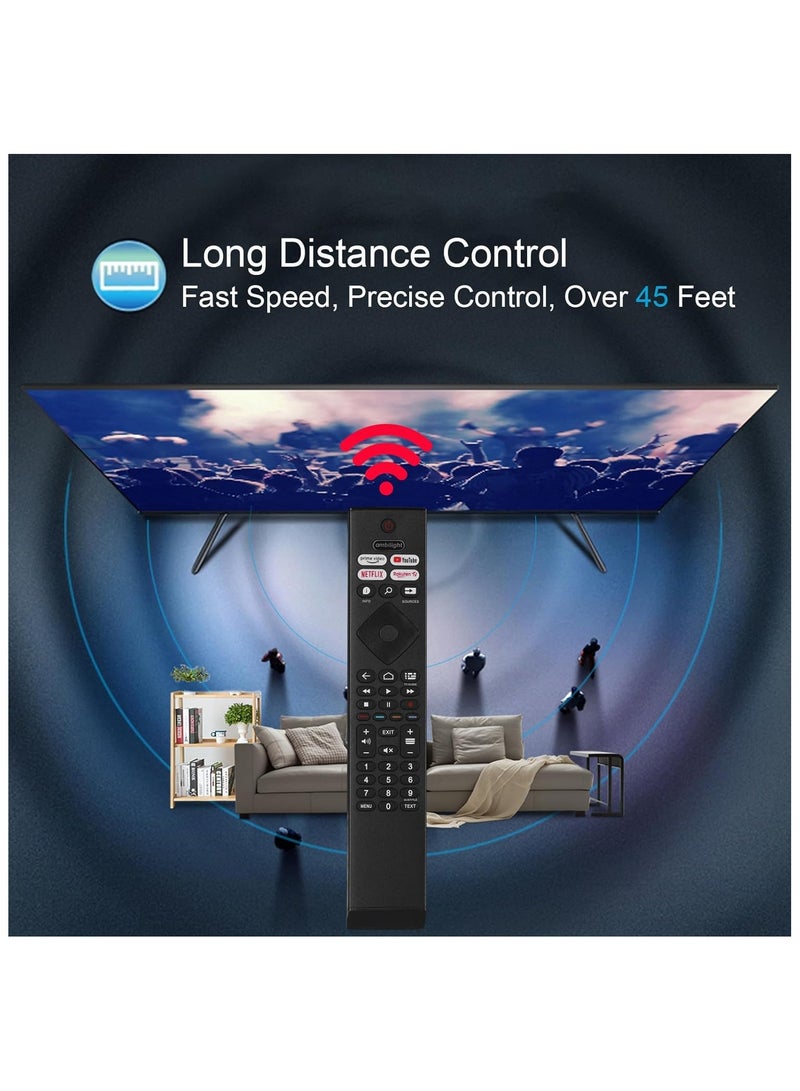 SmartGrist جهاز التحكم عن بعد SMARTGRIST، BRC0984501 لتلفاز Philips LCD LED الذكي سلسلة 7900 مع اتصال بالأشعة تحت الحمراء، مدى 15.0م، بطارية AAA، ضمان 360 يومًا - Image 2