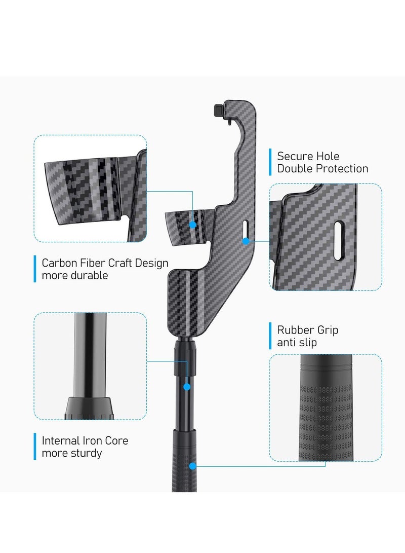 Y&D VR Golf Club Extension for Oculus Quest 2 Adapter Grip Accessory with Controller Caps Bonus Carbon Fiber Attached to Enhance Immersive Gaming Experience  - Image 3