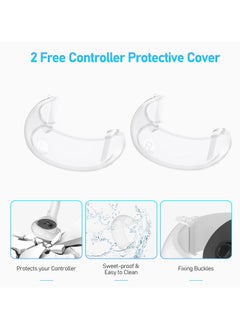 Y&D VR Golf Club Extension for Oculus Quest 2 Adapter Grip Accessory with Controller Caps Bonus Carbon Fiber Attached to Enhance Immersive Gaming Experience  - Image 5