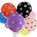 PeStary Colorful Party Balloons 100pcs 12inch Assorted Polka Dot Balloons 10 Colors Latex Birthday Party Balloon Rainbow Fun Decoration - Image 2