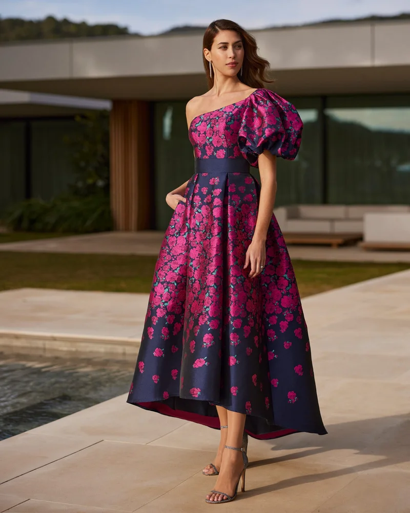 روسا كلارا 8JG9 DR/S BROC FUCHSIA/NAVY
