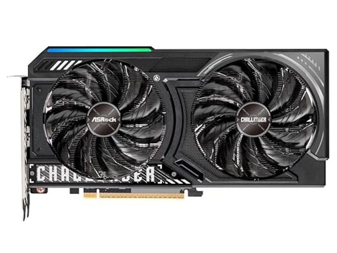 ASRock Radeon Rx 9060 Xt Challenger 16Gb Oc Graphics Card, Amd Rdna 4 Architecture, 16Gb Gddr6, Pcie 5.0, Dual Fans, 0Db Silent Cooling, Led Indicator, Displayport 2.1A, Hdmi 2.1B - Image 2