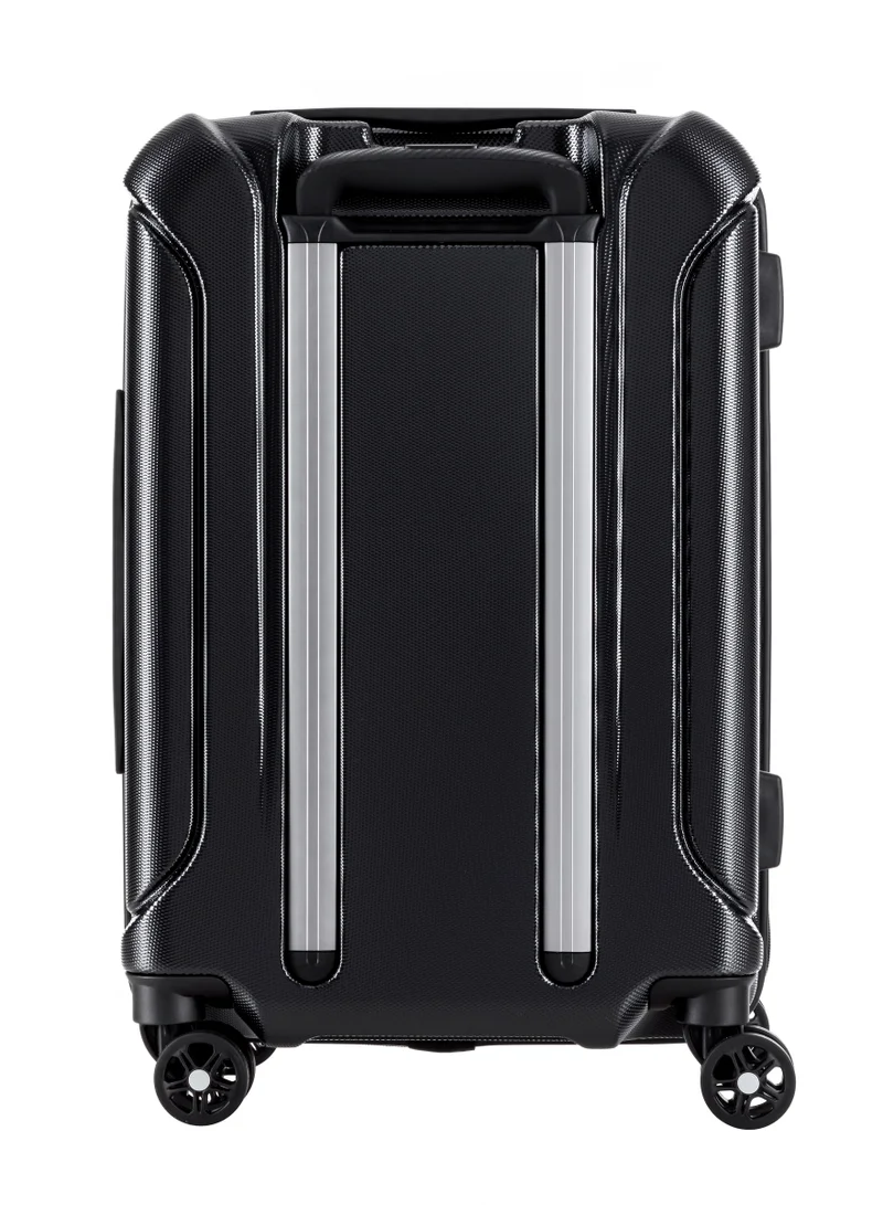 American Tourister Diamond Black Technum Suitcase, Check-In Size 86 cm / 33 inch, 4 Spinner Wheels, Hard Top, Polycarbonate, Diamond Black|DuoSaf™ Security Zipper|Dual Tube Pull Handle|Expandable|TSA Lock - 3 Years International Warranty  | Best Price UAE