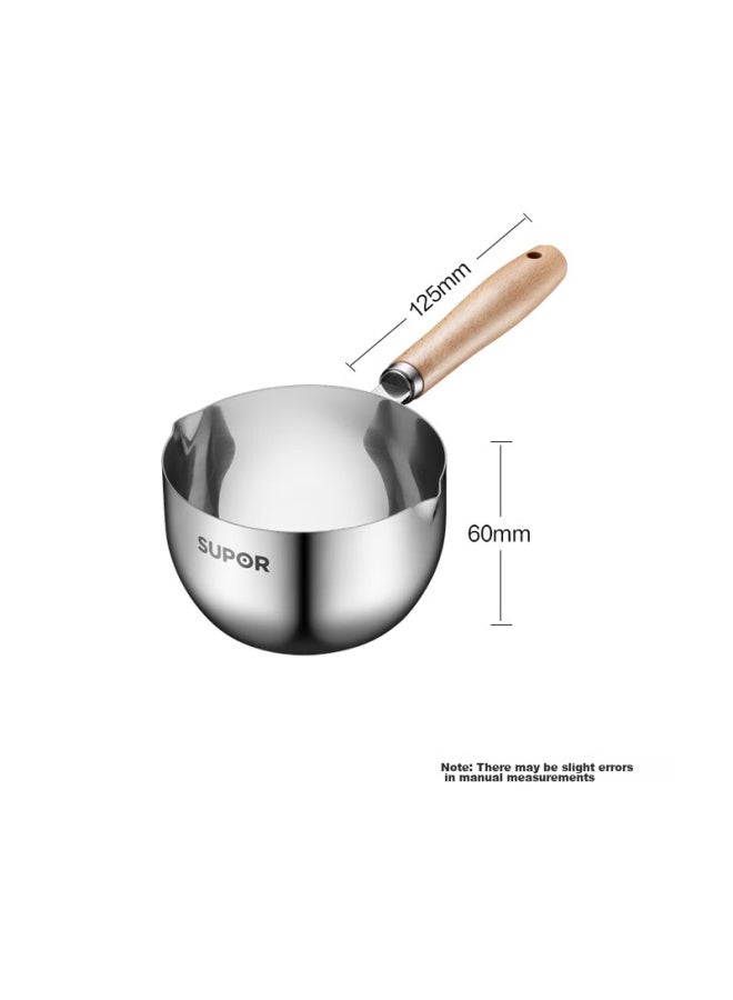 Supor Stainless Steel Oil-frying Pan, Home Use For Pouring And Searing Oil, Kgf20ah10 - Image 1
