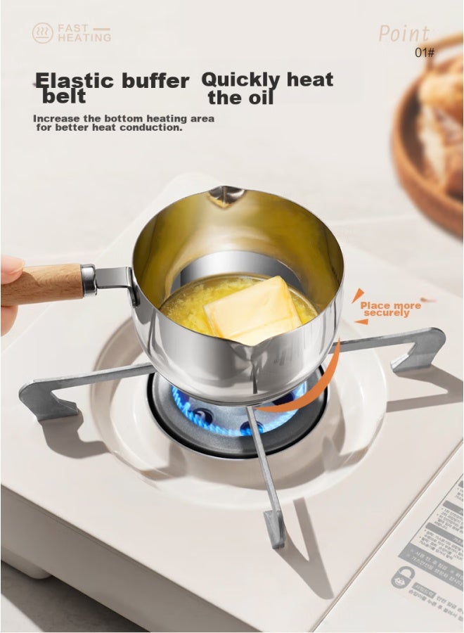 Supor Stainless Steel Oil-frying Pan, Home Use For Pouring And Searing Oil, Kgf20ah10 - Image 3