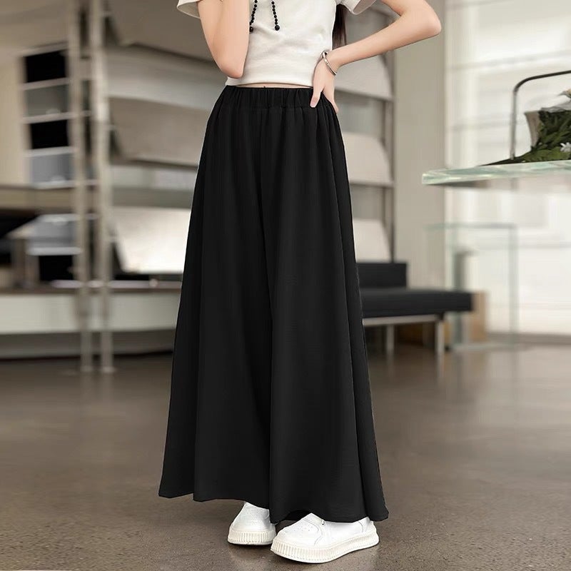 Girls' Wide-Leg Pants Summer New Children'S Thin Skirt Pants For Older Children Korean Style Loose Nine-Point Casual Fashion - Image 5