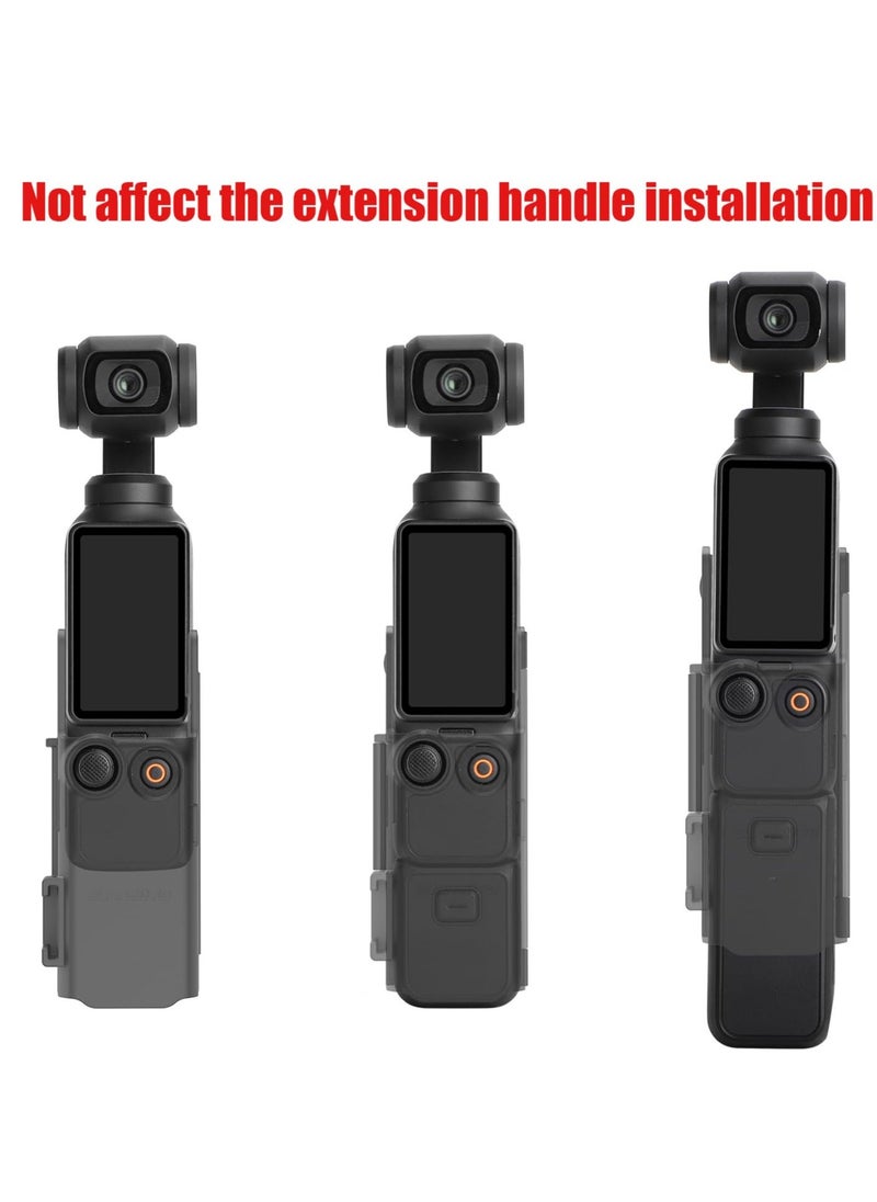 SYOSI SYOSI Camera Extension Adapter for DJI Osmo Pocket 3 Handle Frame Accessories Cold Shoe Light Microphone, Thread Connect Tripod Head Strap Bike Clamp Extension Rod  - Image 3