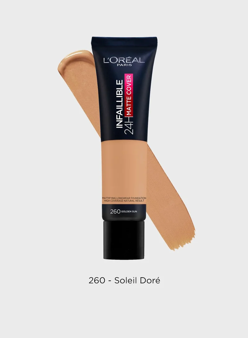 L'OREAL PARIS Infallible 32Hr Matte Cover Foundation 260 Warm Undertone