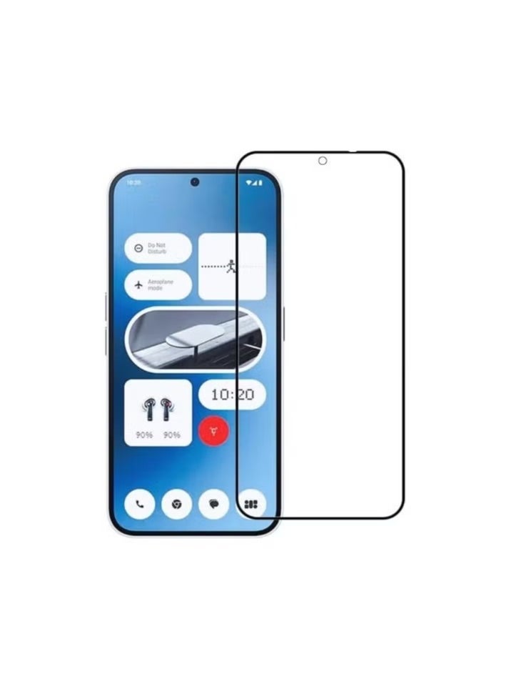 JAJEEK Nothing Phone 2A Case Cover with Full Glue Tempered Glass Screen Protector – Compatible for Nothing Phone 2A, Acrylic Clear, Full Protection, Shockproof and Scratch-Resistant - Image 3