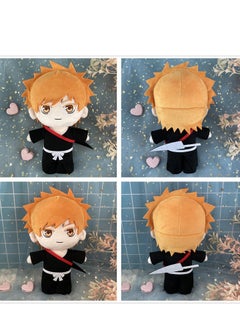 General BLEACH anime plush doll anime doll, Ichigo Kurosaki plush toy cute gift for boys and girls 20cm  - Image 3