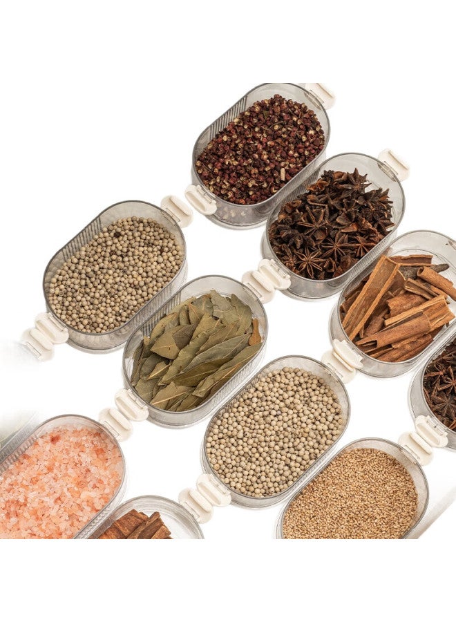 Caizhi Spice Storage Box, Dried Chili Pepper Seasoning Container, Sichuan Pepper, Star Anise, Cinnamon, Individual Compartment Box, Sealed Container, 5 Layers, Cz6892 - Image 2
