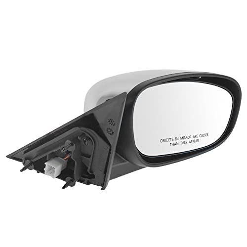 TRQ Passenger Side Mirror Assembly Electric Adjustment Heated No Memory Chrome Compatible with 2006-2009 Chrysler 300 2008 Dodge Charger CH1321284 CH1321340 CH1321352 - Image 5