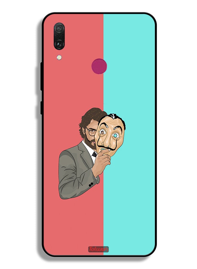 Tolwak Huawei Y9 (2019) Protective Case Cover The Professor Art - Image 2