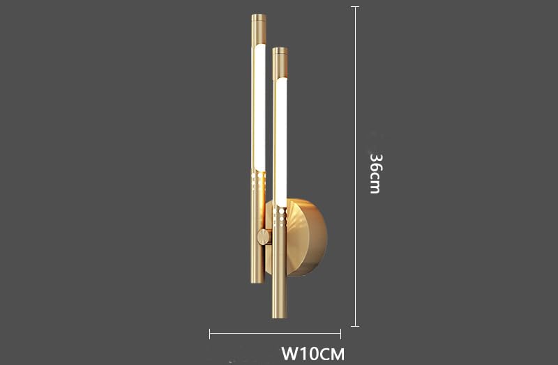 CITRA 450 MM LED Gold Electroplated Long Wall Light - Warm White - Image 5
