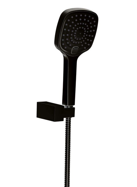HESANIT Infinity Bathroom Hand Shower With Pipe 150cm And Fittings - Matte Black 7002HS MB