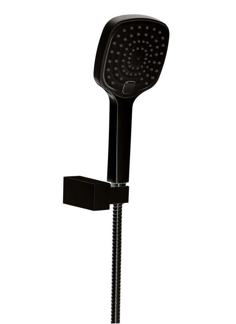 HESANIT HESANIT Infinity Bathroom Hand Shower With Pipe 150cm And Fittings - Matte Black 7002HS MB  - Image 1