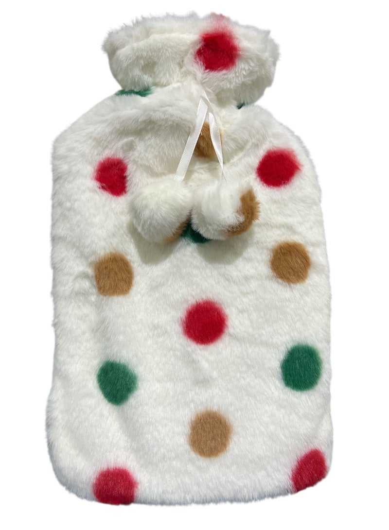 HOT High Quality Hot Water Bag for Pain Relief, Menstruation Cramps, Back and Neck Aches, Stress Relief, Bed Warming, Cold Weather Comfort and Heat Therapy Durable Leak Proof Rubber Bottle with Cover - Image 1
