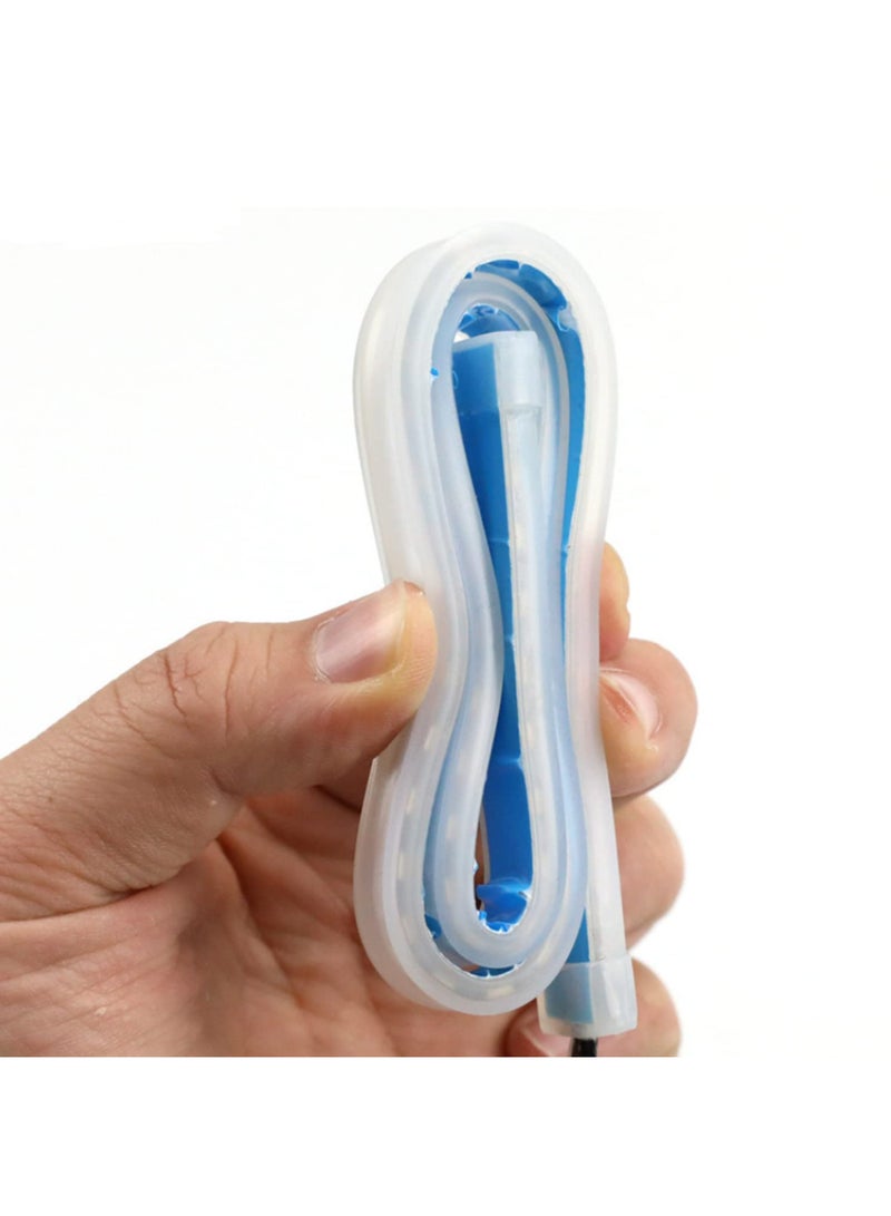 قطعتان 2 لمبة سيارة DRL ضوء النهار LED شريط مرن مصابيح أمامية تلقائية إشارة انعطاف بيضاء ضوء فرامل أصفر إضاءة متدفقة مقاوم للماء 12 فولت 60 سم - Image 5