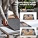 Tektalk Foldable Jigsaw Puzzle Board with 3 Angle Adjustable BracketStand Lightweight Portable Puzzle Mat Plateau with Wooden Easel Foldaway Felt Puzzle Table for Up to 1000 Pieces Dark Gray - Image 4