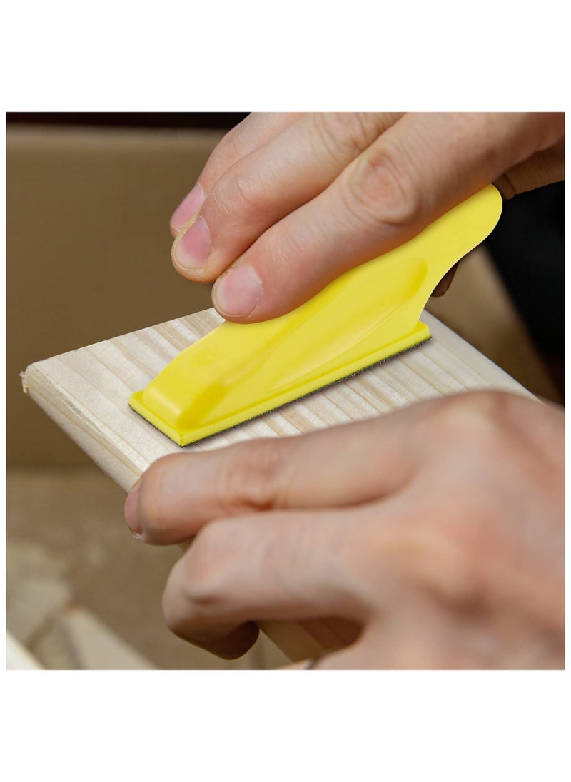 SYOSI - 100 Pieces Detail Sander Refills, Micro Finishing Sander Paper, Micro Zip Finger Sander for Crafts, Assorted Grit of 60/80/ 120/180/ 240, 3.5 x 1 Inch for Wood Furniture Metal Automotive - Image 1