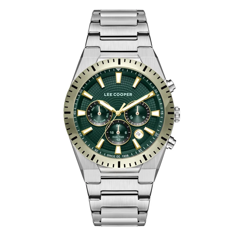 Lee Cooper Men's Metal Multi Function Watch LC08100.270 - 42 mm