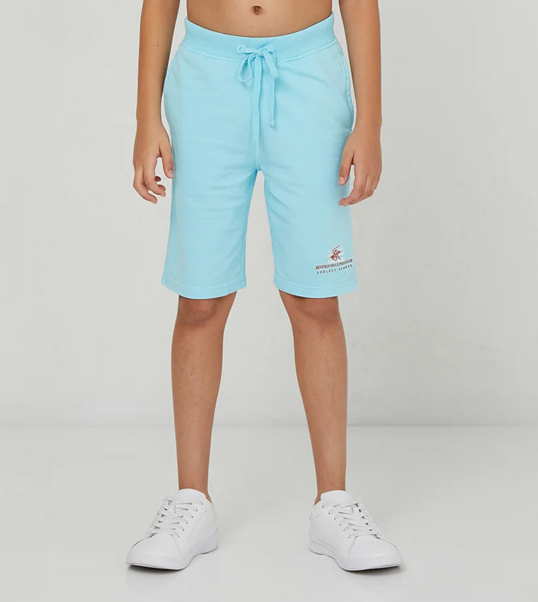 بيفرلي هيلز بولو كلوب شورت أولاد بقصة عادية وخصر متوسط