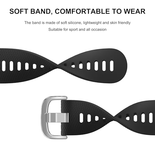 Meliya Bands Compatible with Apple Watch 38mm 40mm 41mm 42mm 44mm 45mm 46mm 49mm, Sporty Silicone Replacement Waterproof Straps for iWatch Series 10 9 Ultra 8 7 6 5 4 3 2 1 SE-Black - Image 4