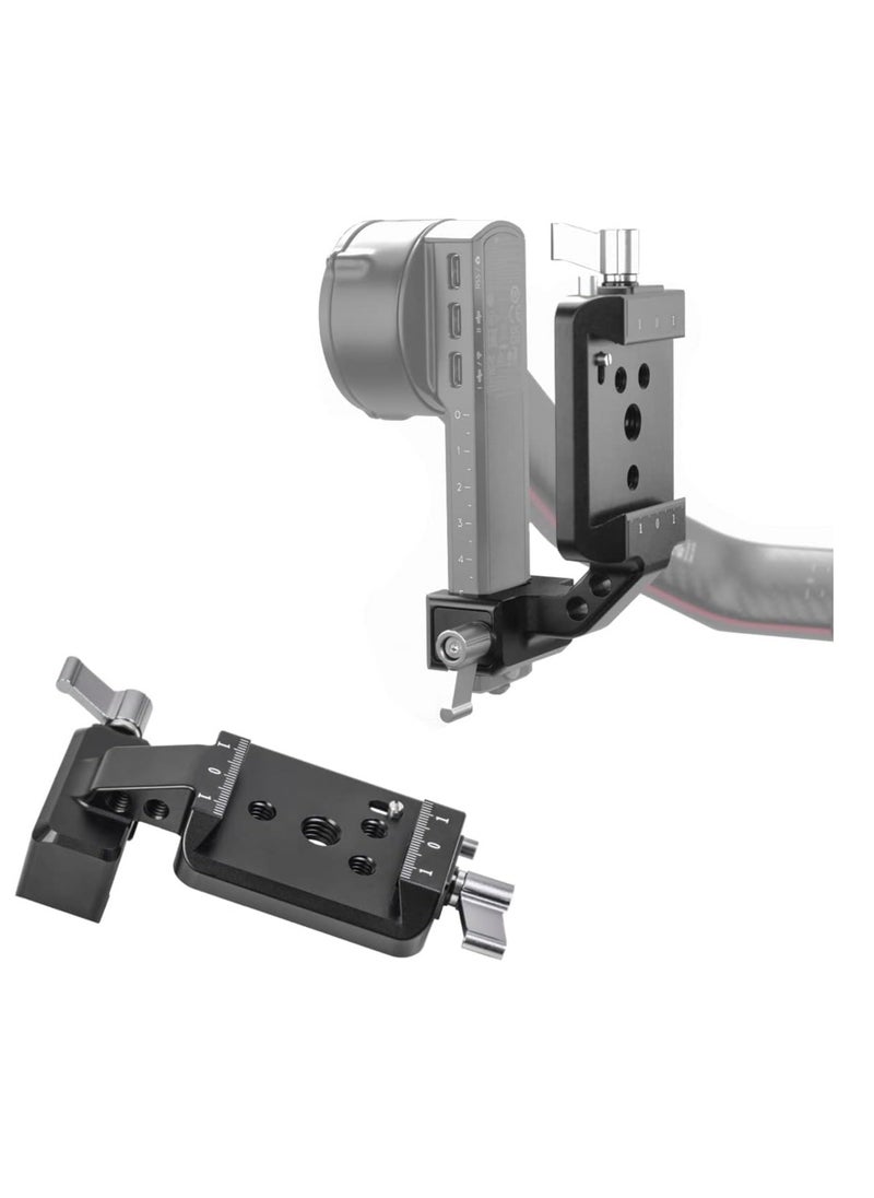 Excefore - RS3 Vertical Camera Mount,Robust Portrait Mounting Solution Compatible with DJI RS 2/RS 3/RS3 PRO for IG YouTube Shorts Tiktok Video Extended Vertical Shooting - Image 1