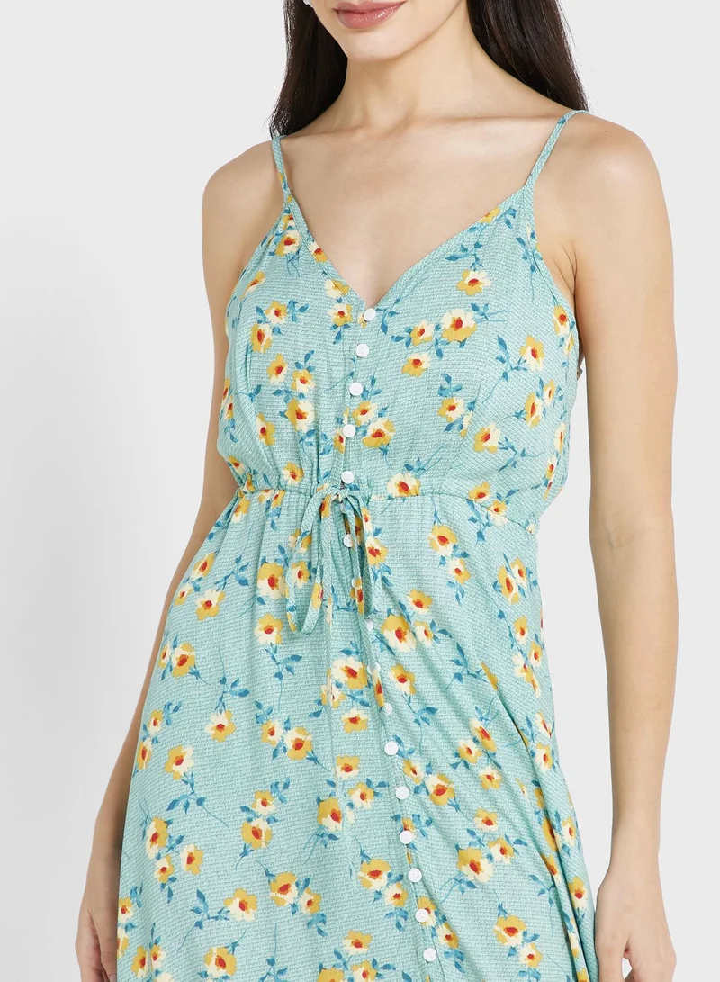 ELLA Strappy Printed Dress