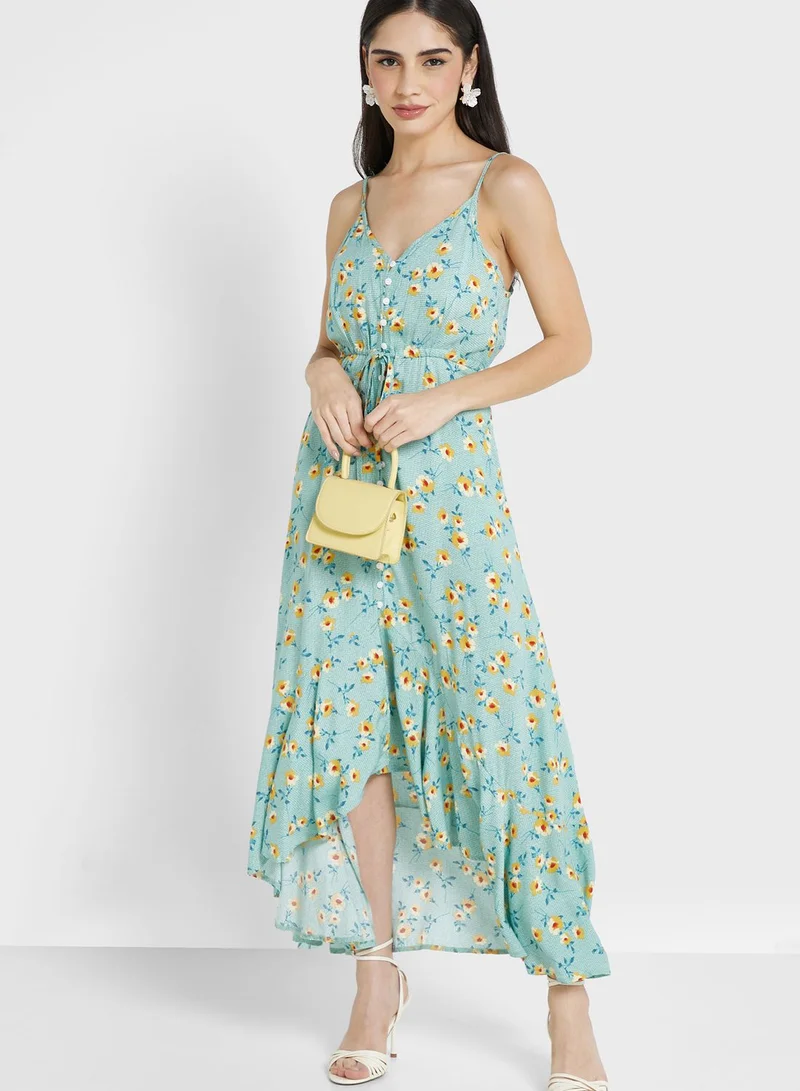 ELLA Strappy Printed Dress