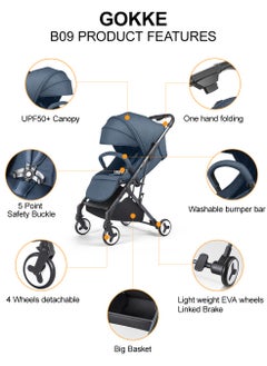 Compact and Light Weight, 5 Point Safety Harness, Forward & Rear Facing, 0-36 Months, Navy Blue - B09NB - pzsku/Z31307DDE3F96A0E3E61AZ/45/_/1726492212/d21e5c43-d1fd-4914-ad7a-ffa58031575a