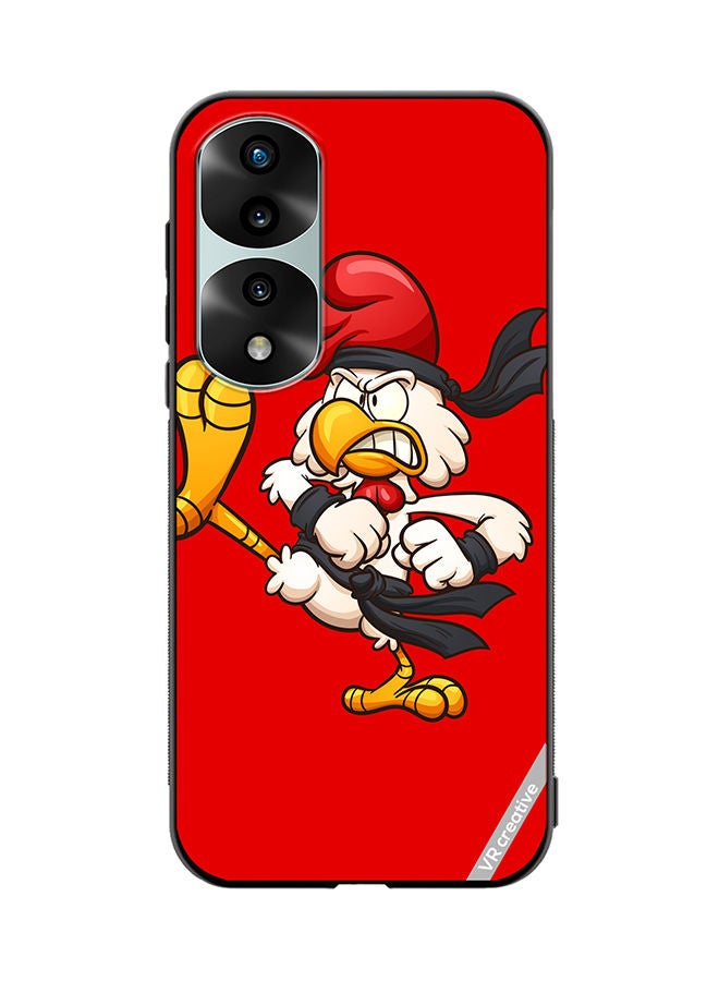 VR CREATIVE Protective Case Cover For Honor 70 Pro Karate Chicken Design Multicolour - Image 1