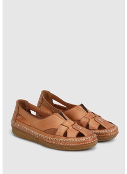 eclipse Tan Leather Women's Shoes  - Image 2